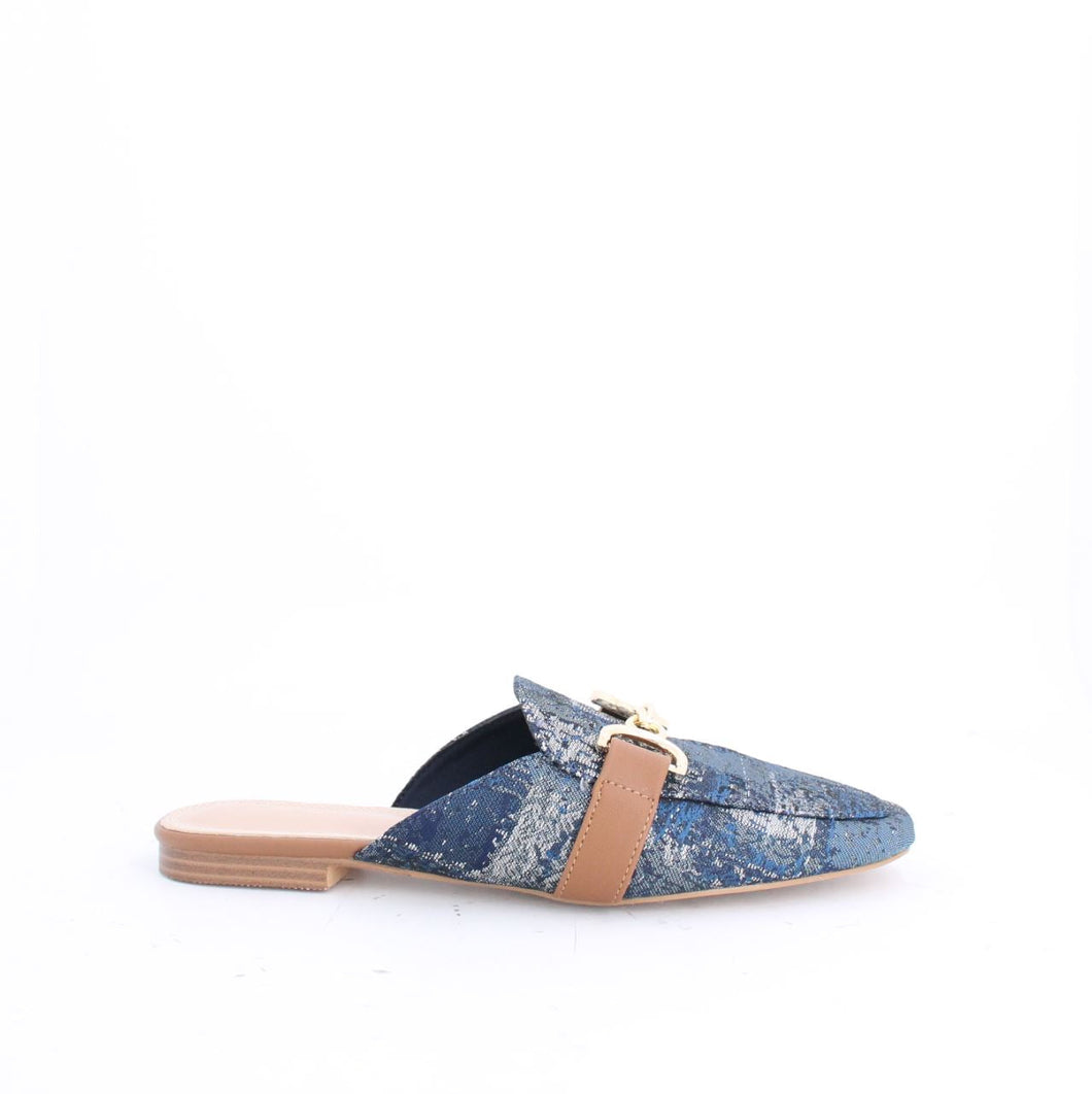 DELANITE FLAT MULE - BLUE