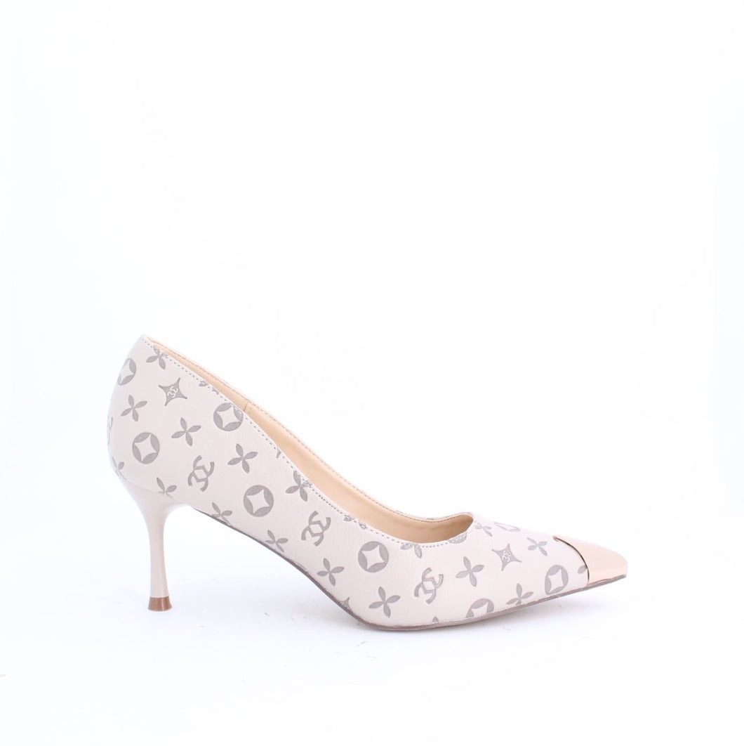 DARA STILETTO PUMP - BEIGE