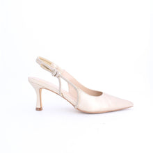 Load image into Gallery viewer, SANDRA METALLICPUMP-HEELS-SLINGBACK-GOLD
