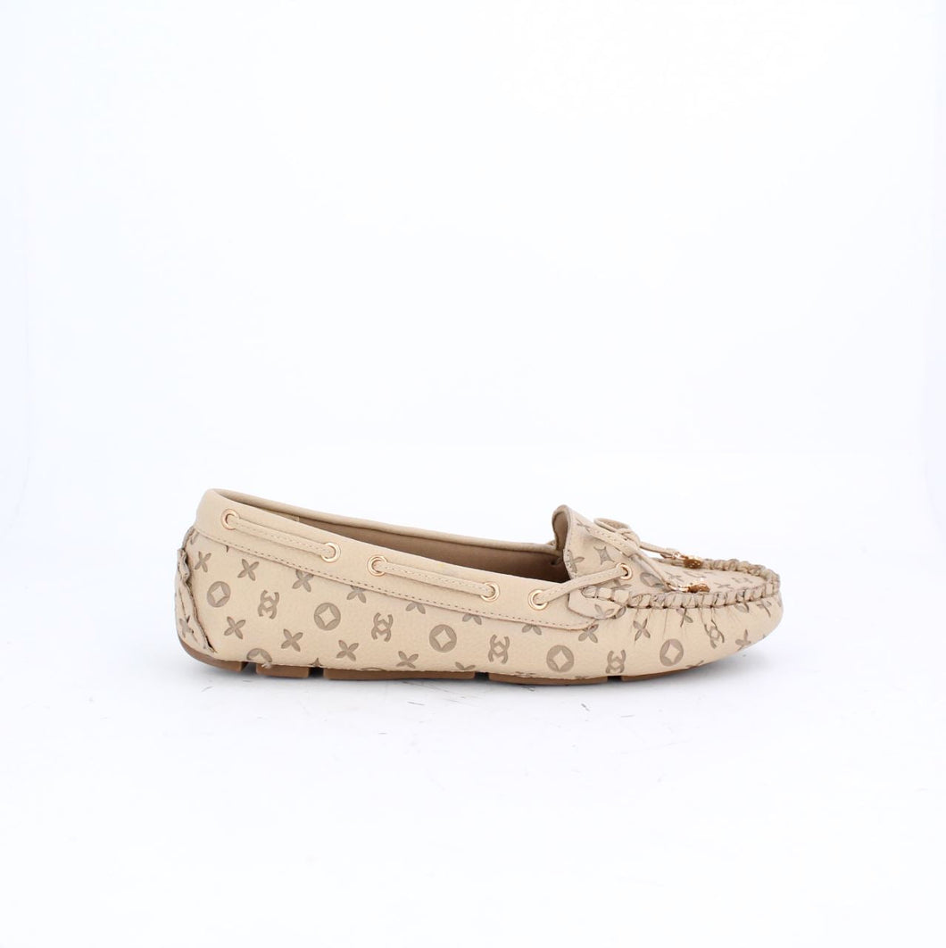 DELIAH MOCCASINS - BEIGE
