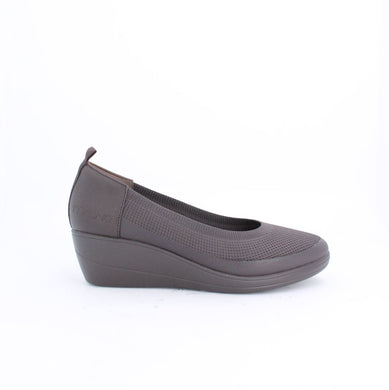 DANELA PUMP WEDGE - BROWN
