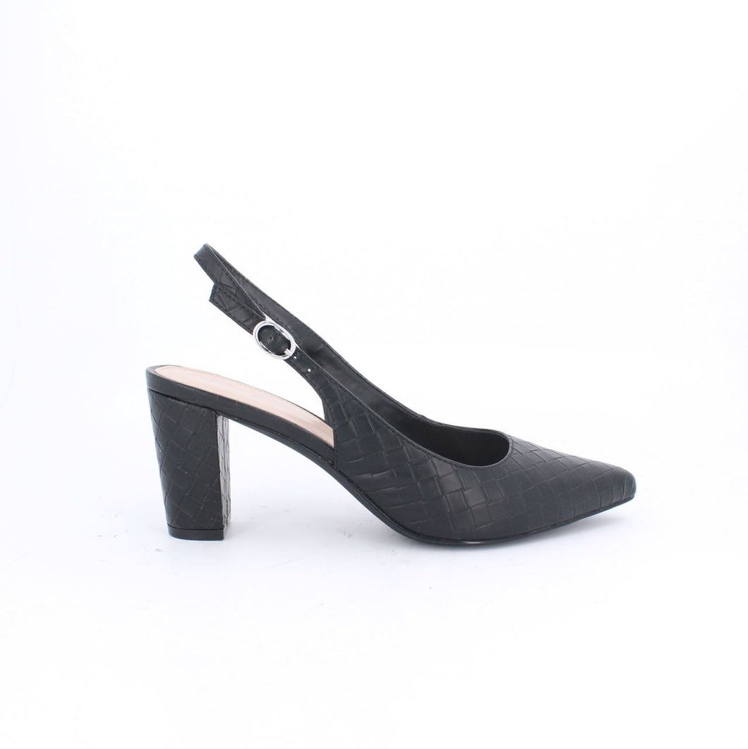 BROSSA SLINGBACK PUMPS - BLACK